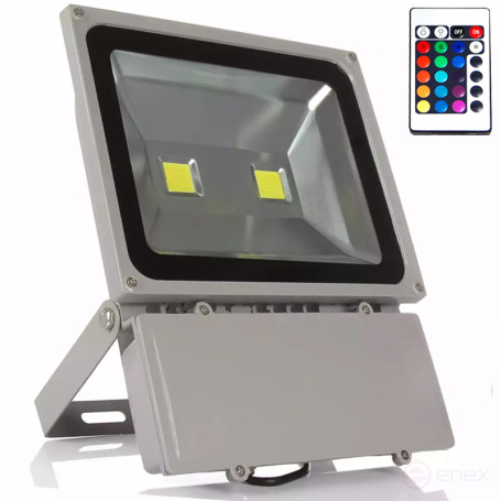Светодиодный прожектор Mosvolt cob rgb 100w 220v
