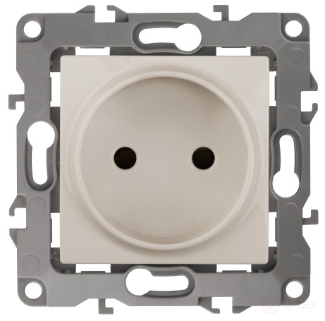 Розетка ЭРА Серия 12 12-2105-02 2P 16A-250В IP20 слоновая кость