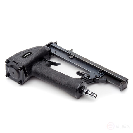 Пистолет скобозабивной для ротанга Hybest 425K (пневматический, скобы ротанг тип 400К 18Ga)