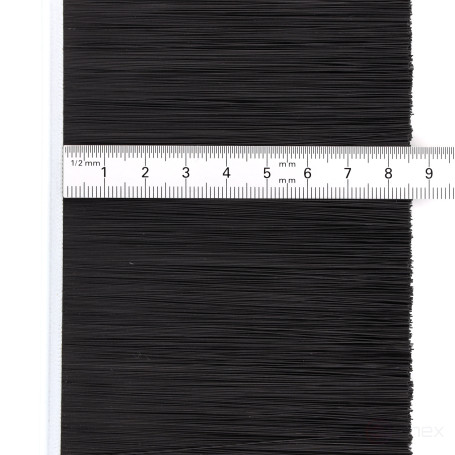 Strip brush linear sealer 2500*90*5 , pile height 85 mm PPL black 0.25 (EB-1125)