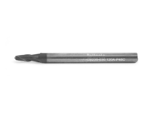 Multifunctional carbide end mill 3 x 6 x 50 angle=120gr P45C Z=2 c/x dx=4 CB235-030.120A-P45C Beltools