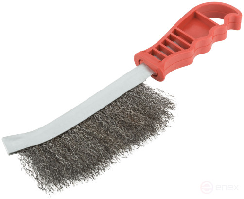 Kneader with curved plastic handle, steel type A