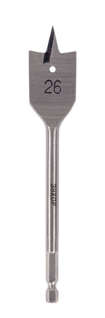 Drill bit for wood 26X152 mm, feather