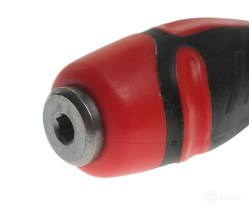 Отвертка крестовая PH 3.0х200мм усиленная со сквозным стержнем (сталь Cr-Mo) JTC