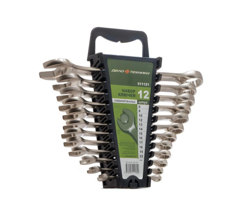 Набор ключей комбинированных 12 шт. (6,8,10,12,13,14,15,16,17,18,19,22 мм) (ЕВРО) холдер