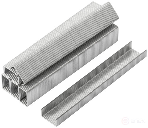 Stapler staples, hardened 11.3 mm x 0.7 mm, (narrow type 53) 6 mm, 1000 pcs.