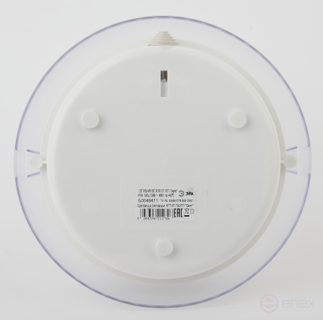 Светильник ЭРА НБП 06-60-101 с фото-шумовым датчиком Сириус IP54 E27 max 60Вт D220 круг призма акустический