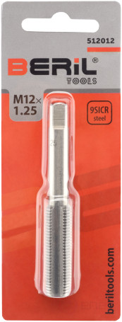 Метчик М12*1.25мм 9ХС колесный (блистер) BERIL