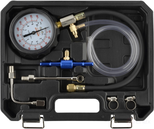 Fuel pressure meter (0-10 bar, gasoline engines; 20pr) Avtodor 40147
