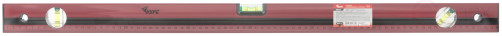 Optima level, 3 eyes, red body, milled working face, 800 mm scale
