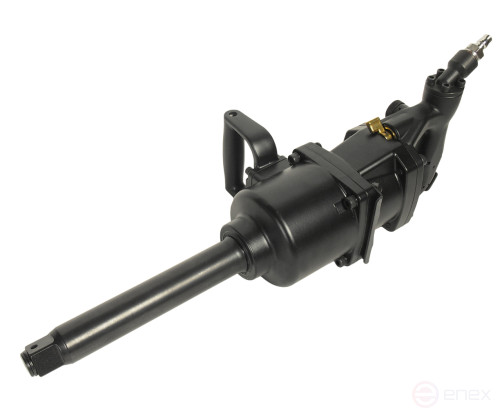 Pneumatic wrench 1" 3390Nm 4800rpm 90PSI spindle 8" Impact lightweight L=570mm JTC