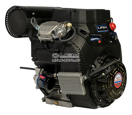 Lifan LF2V80F-A engine, 25mm shaft, 3 Amp coil pressure sensor/m, m/radiator, hour meter