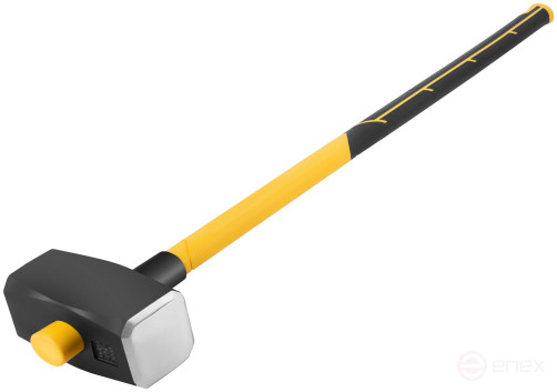 Forged sledgehammer, fiberglass reverse reinforced handle 900 mm,10 kg