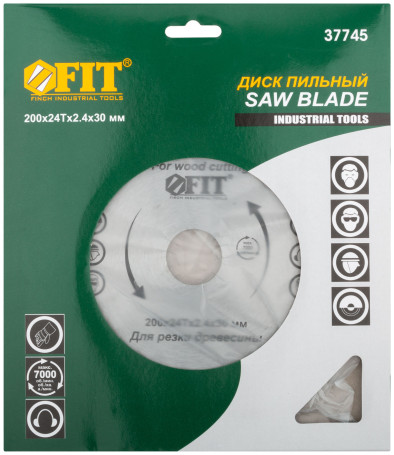 Circular saw blade for circular saws on wood 200 x 30/25,4 x 24T
