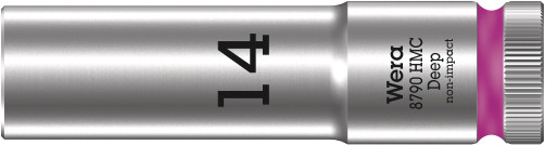 8790 HMC Deep Головка торцевая шестигранная, DR 1/2", глубокая, 14 x 83 мм