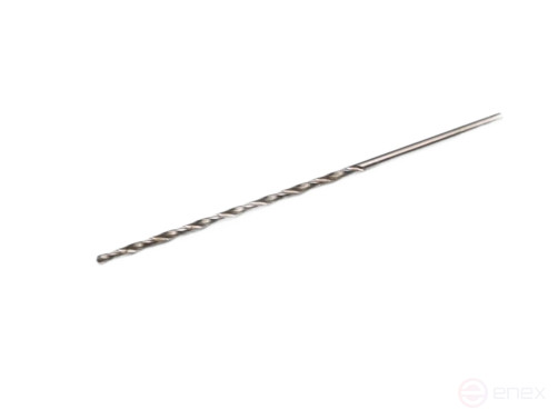 Drill bit with cylindrical shank f 1.5 mm long R6M5 ground A1