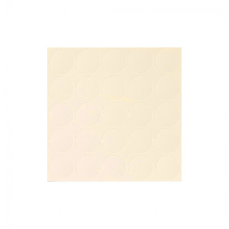 Заглушка самоприлипающая к конфирматам ванильный желтый (14094) AKS (лист-25шт.)