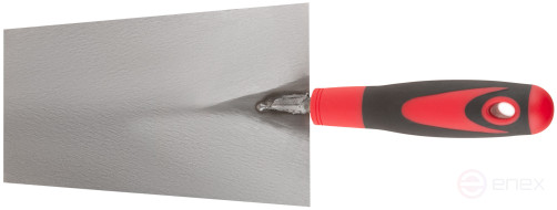 Мастерок каменщика, прорезиненная ручка 180 мм