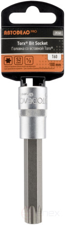 Головка (1/2";L=100mm) со вставкой TORX T60 АвтоDело PRO (39260)
