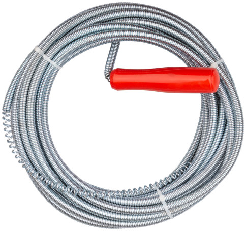 Plumbing cable for cleaning pipes 10 m x 9.0 mm
