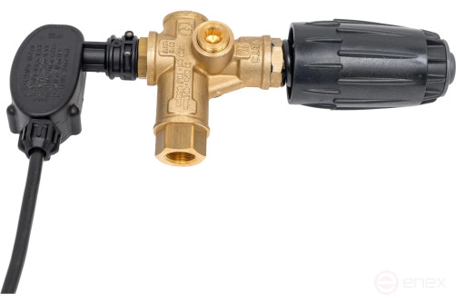 ACG Pressure regulator VRT3 total stop, 310 bar, G 3/8F, bypass 2xG 3/8F 4072000007