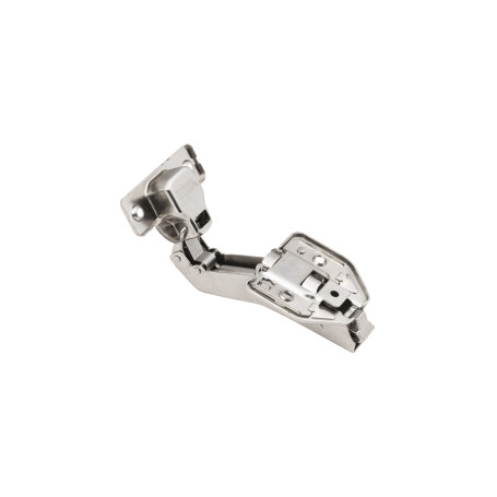 45° angle hinge with door closer 45mm h0 clip-on AKS PLUS 3D (self-tapping screws, plugs)