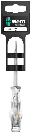 247 SB Single-pole voltage indicator, 0.5 x 3 x 70 mm, 150 - 250 V, with euroslot holder