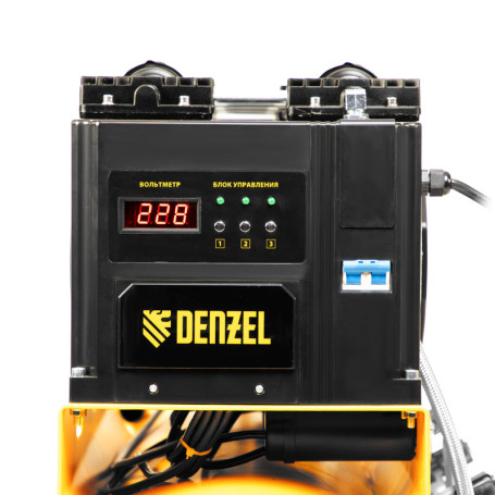 Oil-free compressor, low noise DLS 3300/100, 3300 W,3x1100, 100 l, 570 l/min ,control unit// Denzel