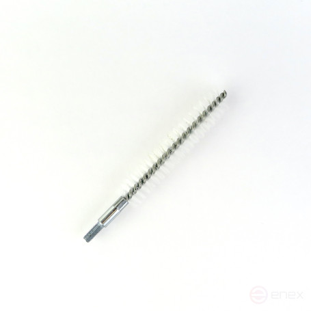 Nylon D20 ruff, 0.25 pile, M6 thread fit (14-275) brush for soft cleaning and cleaning of holes, channels, heat exchanger, tubes, hoses, equipment in furnace, chimney, boiler systems