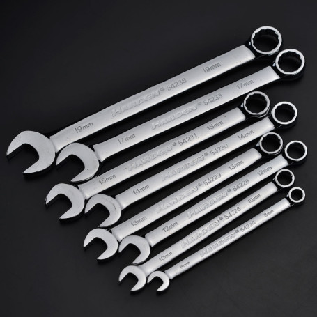 Set of CRV combination wrench keys, 8 pcs // HARDEN