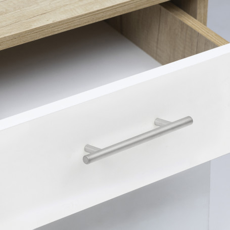 Handle metal. lifting 160/220 steel mat. chrome AKS