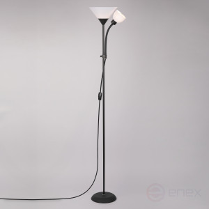 7088-502 Floor Lamp Rivoli Alexandrina 7088-502 Floor Lamp 1 x E27 40W + 1 x E14 40W Black