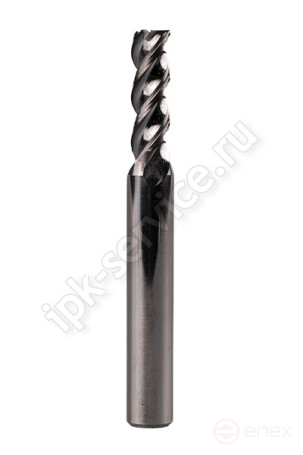 End milling cutter c/x tv.sp. f4 L=50 Z3 for aluminum