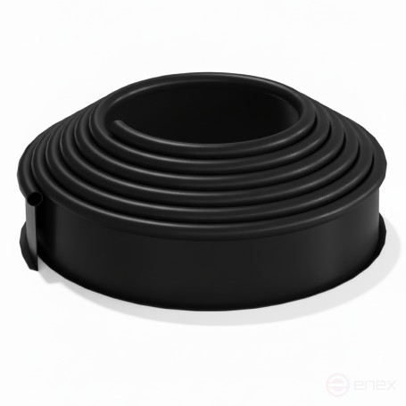 Garden curb GEO-plasticboard DECO PRO, plastic, black, length 10m