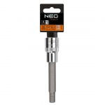 Головка торцевая с битой-вставкой HEX 1/2", H10 x 100 мм