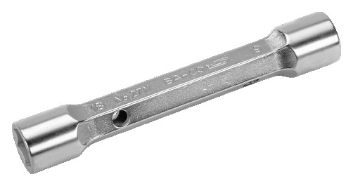 Double socket wrench, 16x17 mm