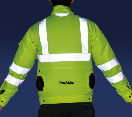 Reflective jacket with cooling DFJ214ZL