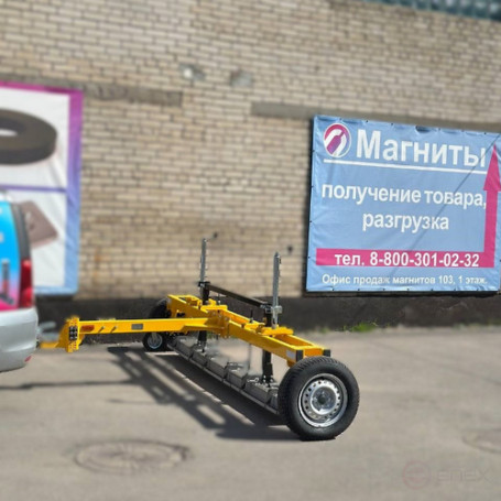 Магнитный подборщик - свипер для дорожного полотна