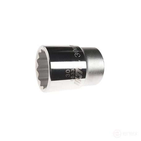 Socket 3/4" 30mm 12-sided L=54mm JTC