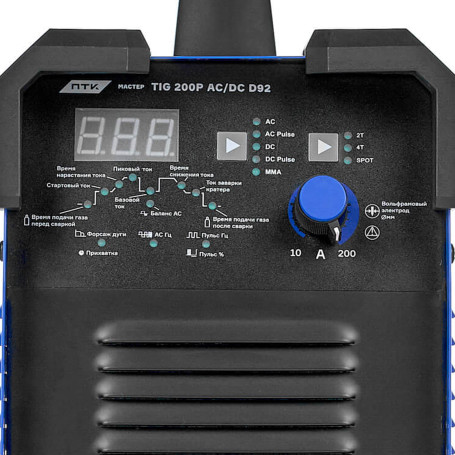 Argon arc welding machine PTK MASTER TIG 200 P AC/DC D92