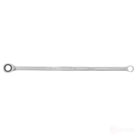 Double cap wrench with ratchet mechanism, long, 13 mm