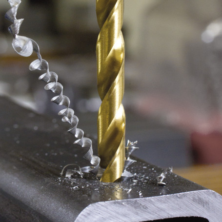 Spiral drill bit HSS-G N Ø 0,5 TiN