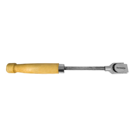 Scraper holder with wooden handle L=350 mm Beltools