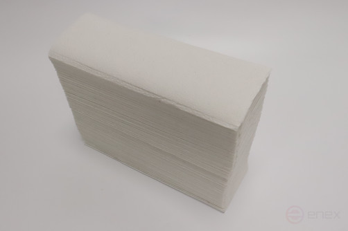 КЛИВЕР Полотенца листовые, Z-сложения, 2сл., цвет белый, 200л/пач (20пачек) 1029134