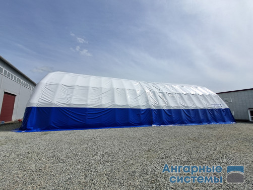 Inflatable Prefabricated PVC Hangar with Double Gates — Mobile Warehouse