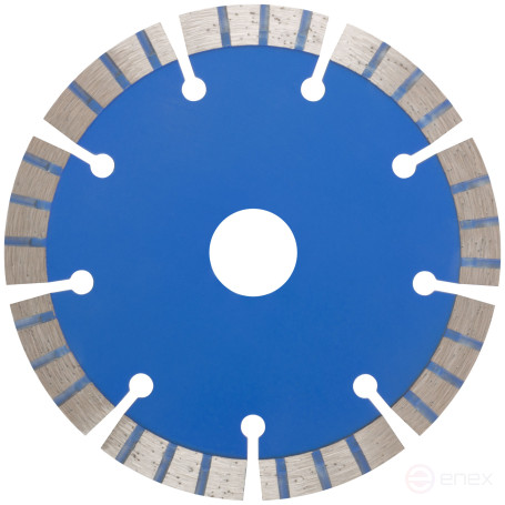 Диск отрезной алмазный турбо-сегментный, 125 x 2,0 x 10 x 22.2 мм
