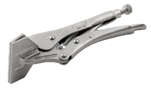 Manual vise for sheet metal