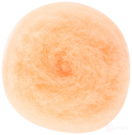 Roller, core 15 mm, special polyester "Salmon", pile 18 mm, under 6 mm handle, 100 mm