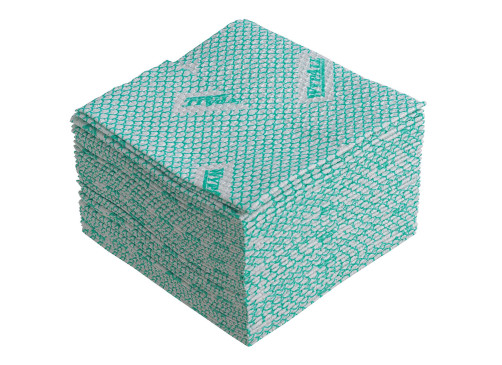 WypAll® X80 Plus Протирочный материал - Сложенные в 1/4 / Зеленый (8 упаковок x 30 листов)