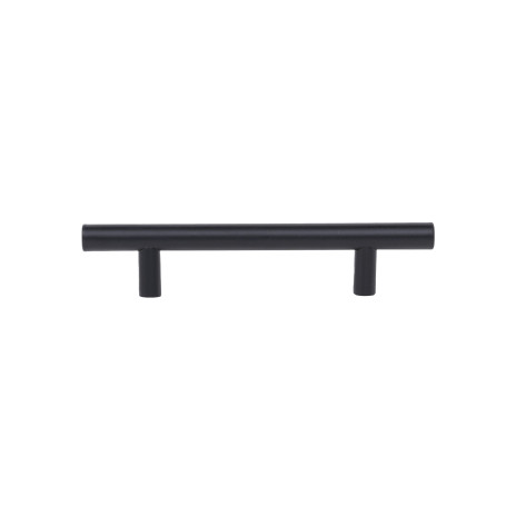 Metal rail handle 128/178 steel matt black AKS